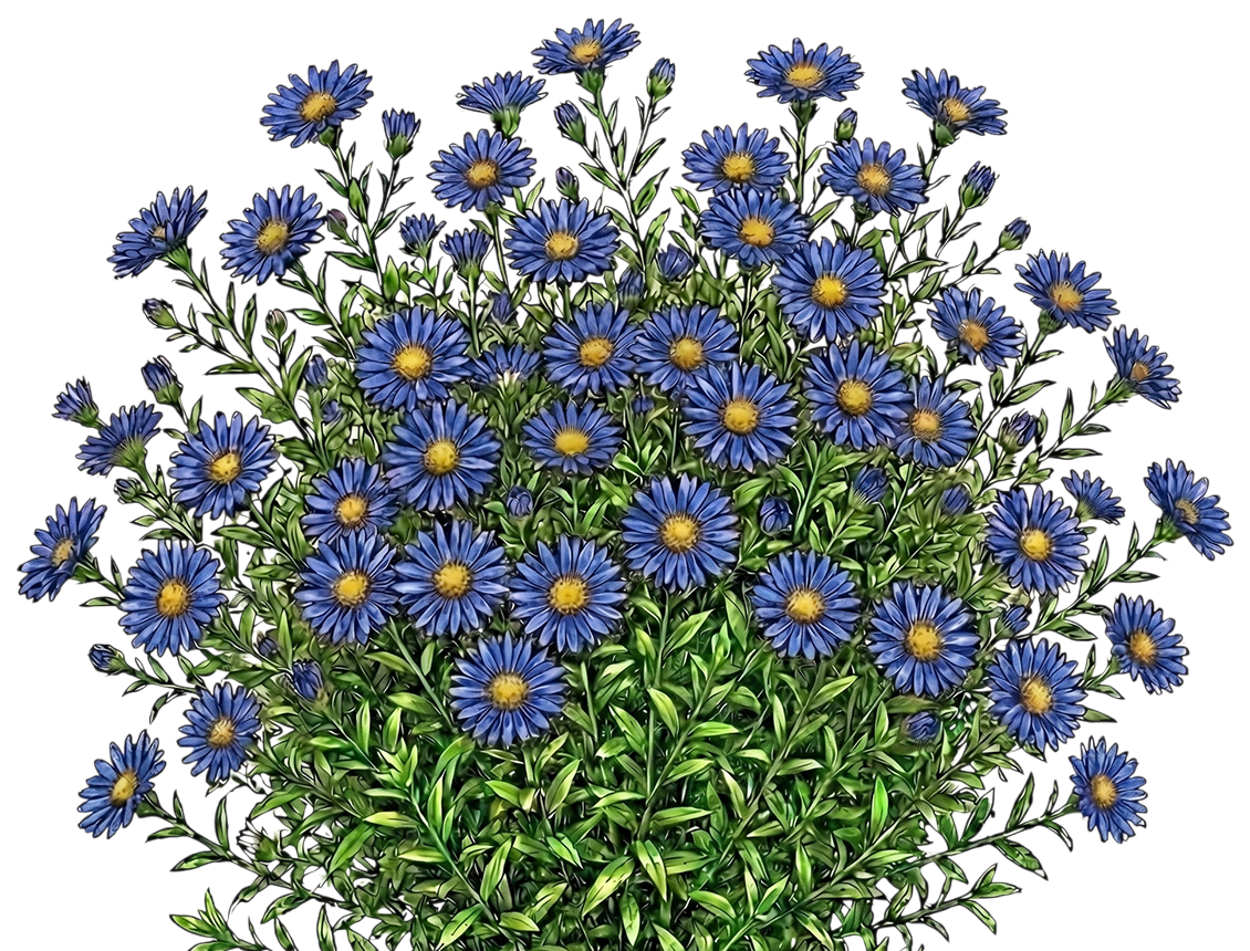 Астра кустарниковая 